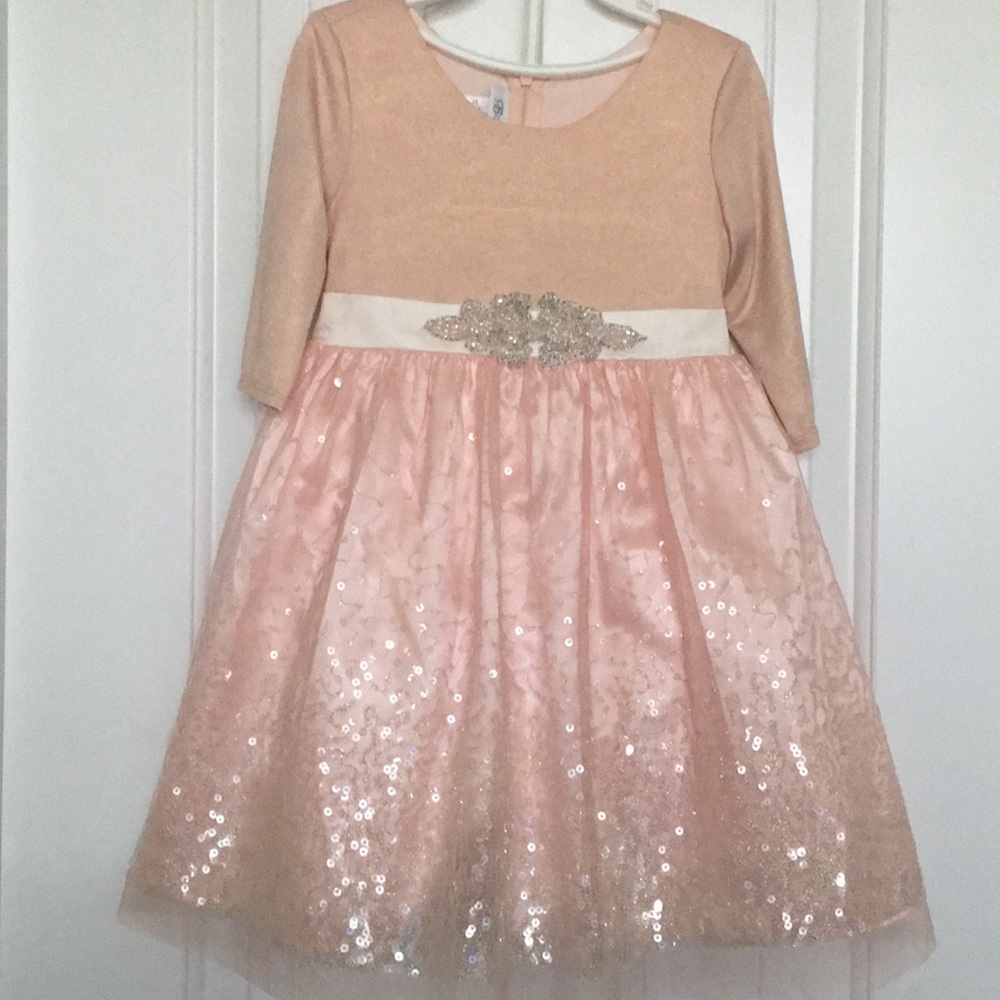Like New Bonnie Jean Sequins Dress 3t
